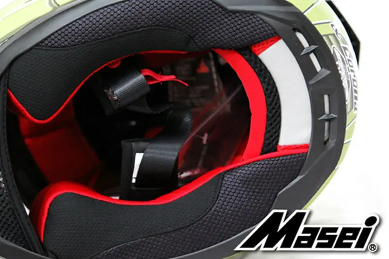 MASEI 850 розовый Заку полный шлем мотоциклетный Мужские Женские ABS высокого