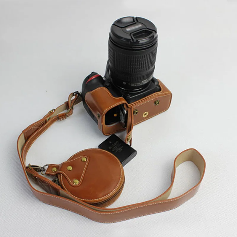 Новый роскошный чехол для камеры из искусственной кожи Nikon D7100 D7200 цифровой