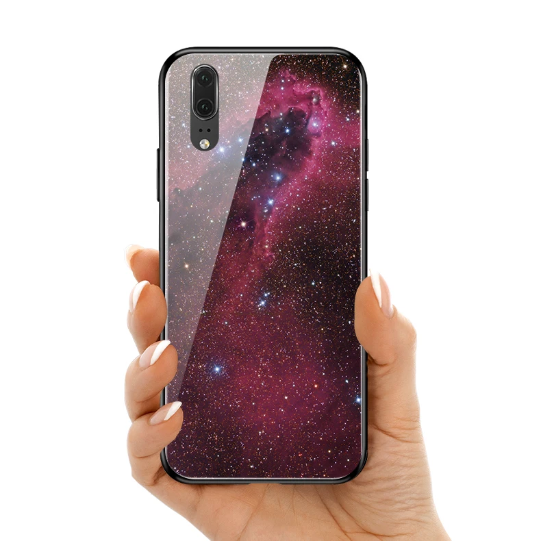 Роскошный чехол из закаленного стекла для телефона HUAWEI P20 30 PRO lite Mate 20 Pro X Nova 3 4 E i Star