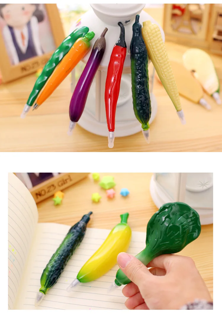 [4Y4A] 100 шт./лот овощные Фрукты Шариковая ручка в форме цветка ручка с магнитом наклейки на холодильник магнитная доска кухонные ручки