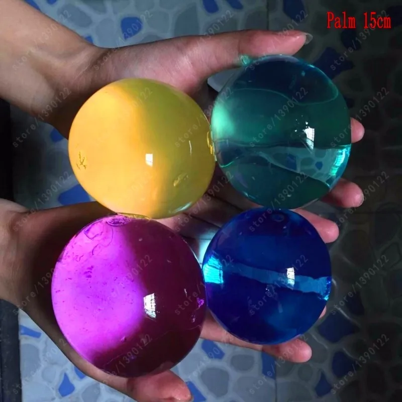

30pcs/lot 10-12mm Big Crystal Soil Mud Hydrogel Gel Kids Toy Water Beads Growing Up Orbiz Water Balls Wedding Home Decoration