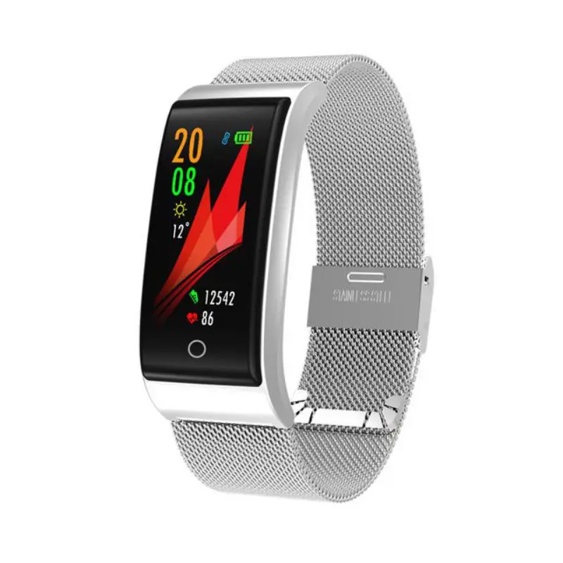 

New Smart Band F4 Wristband Blood Pressure Heart Rate Monitor Men Women Fitness Sport Tracker Watch Pedometer Metal Bracelet Hot