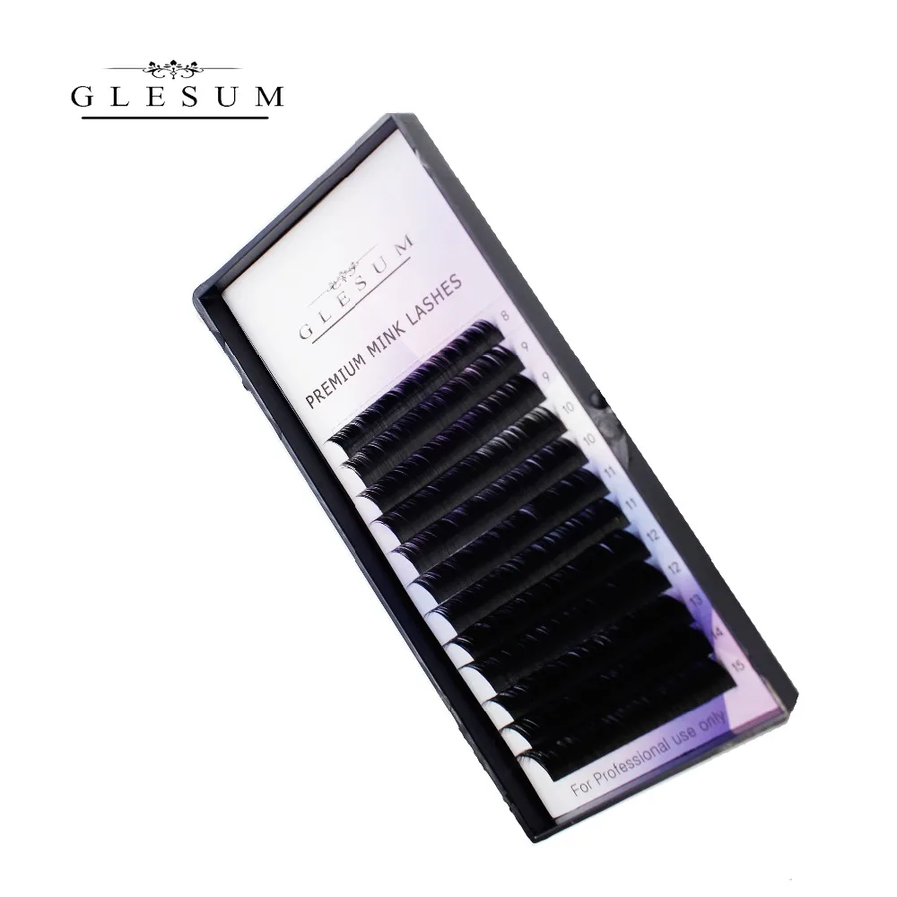 GLESUM набор из 5 видов искусственная норка наращивание ресниц отдельные ресницы