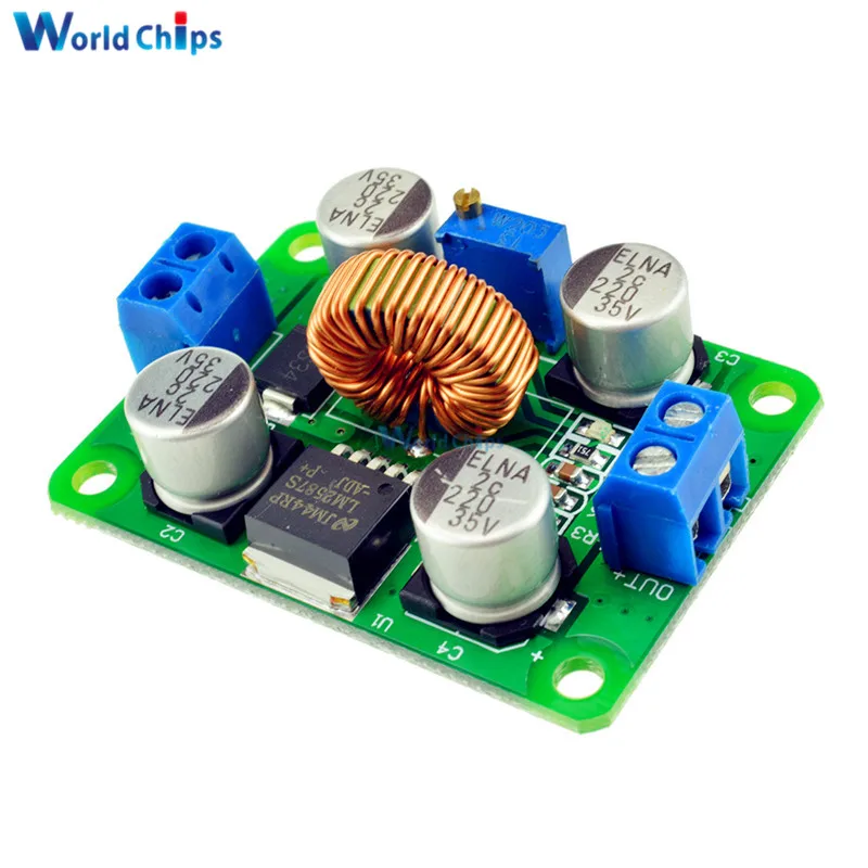 LM2587 DC 3 5 V 30V To 4V 40V Step Up Модуль питания регулируемый 5A Boost конвертер плата