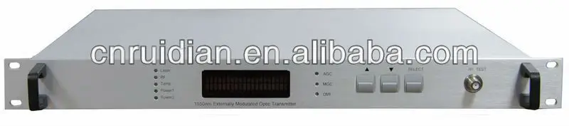 2x6dB 1550 catv внешней модуляции оптический передатчик/логотип печати Бесплатная