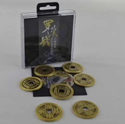 Китайский LuohanQian (размер половина доллара) роскошный китайский набор монет