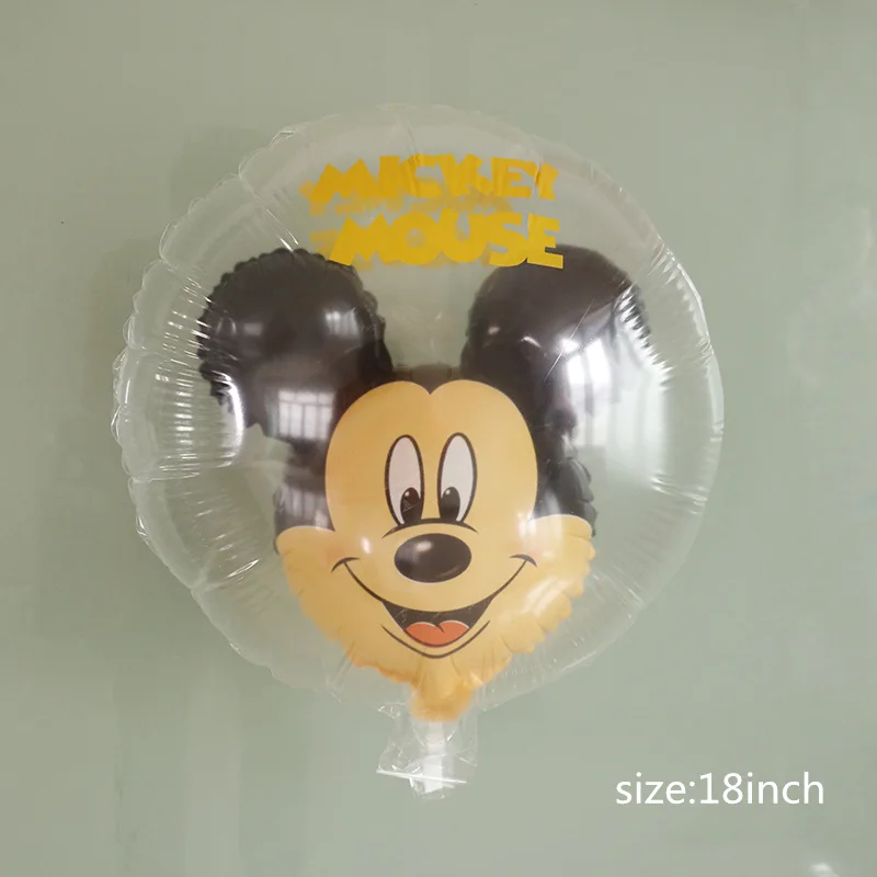 18R04002 mickey Воздушные шары в форме Микки, Минни большой гигантский 112 см большой красный бант стоячие воздушные шары в форме мыши для детей день рождения украшения - Цвет: 18R04002 mickey