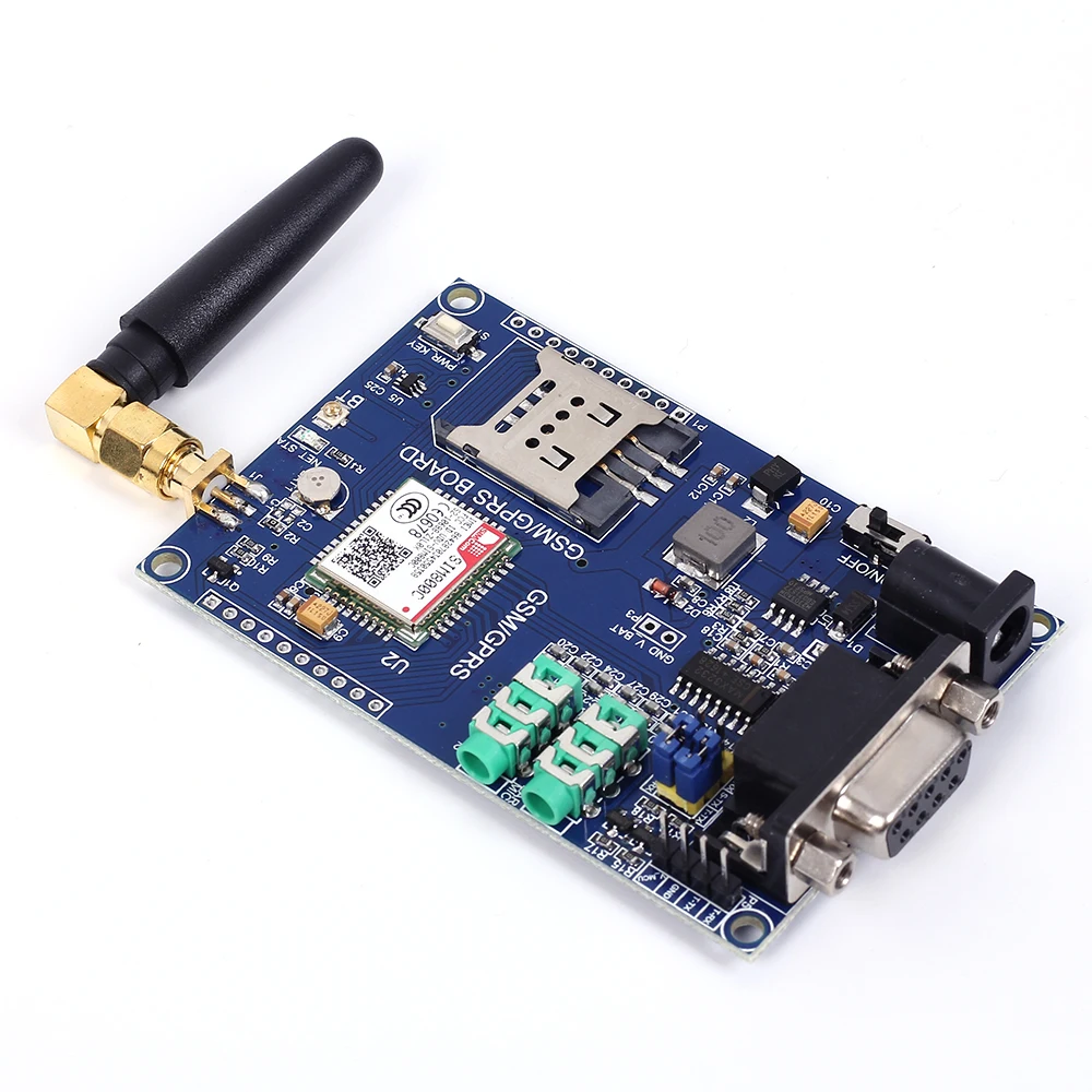 Макетная плата SIM800C модуль Φ 3 3/5V TTL контроль уровня DC 6 24V для Arduino 51 MCU STM32 чип защиты