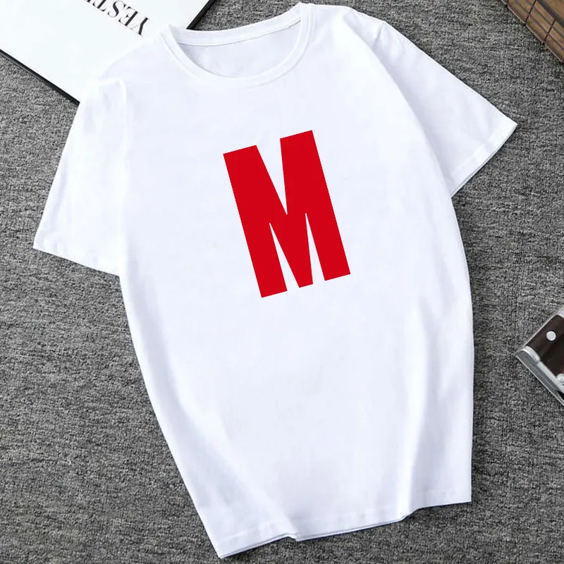 XWT0328 SexeMara Marvel Letter Print t-shirt Fashion Harajuku graphic tees women Casual O Neck Plus size t shirt femme Cool Streetware - Цвет: XWT0328