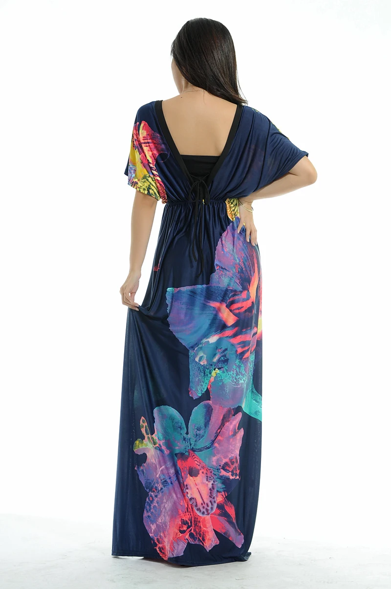 Женское пляжное платье в стиле бохо длинное размеры до 6XL|beach dress|vestidos plusdress plus |