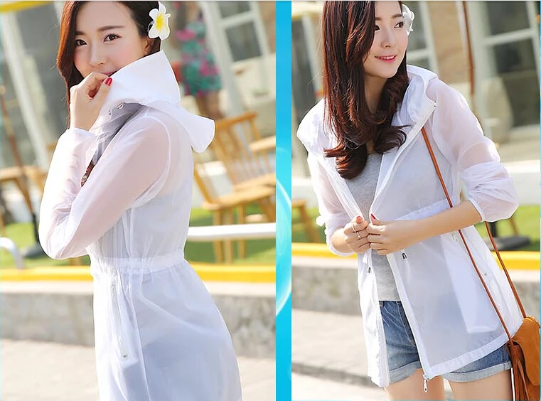 Женская пляжная одежда с длинными рукавами ультратонкая дышащая длинная