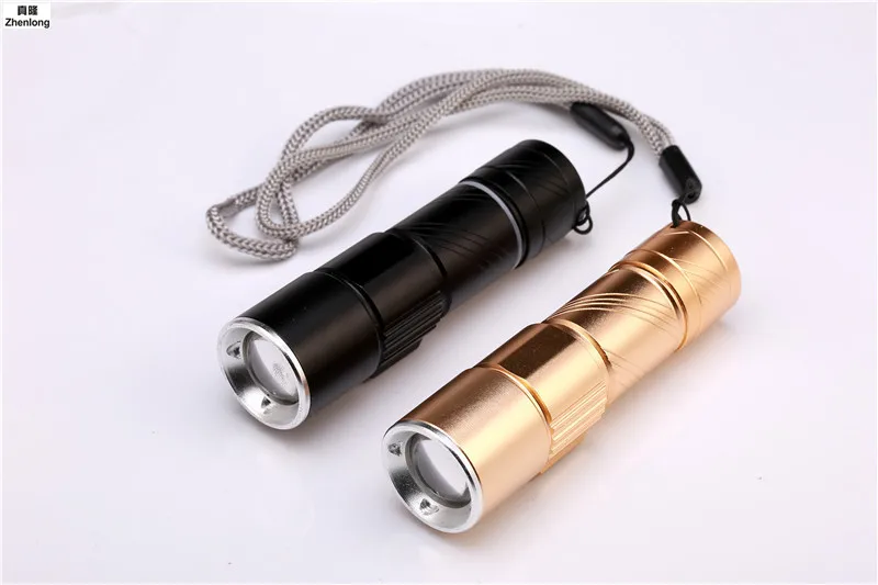 Satin Al USB LED El Feneri Kullanışlı şarj Edilebilir LED Vurgulamak Meşale ışık Avcılık Mini USB LED Lanterna 3 Modları Zumlanabilir Torch Kamp Için