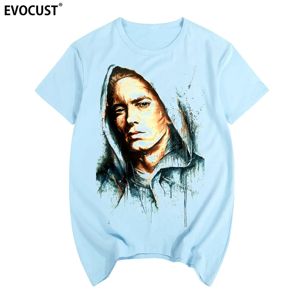 Футболки Eminem One Shot Tupac 2pac Shakur в стиле хип-хоп Makaveli rapper Snoop Dogg Biggie Smalls J Джей Коул-З Savage