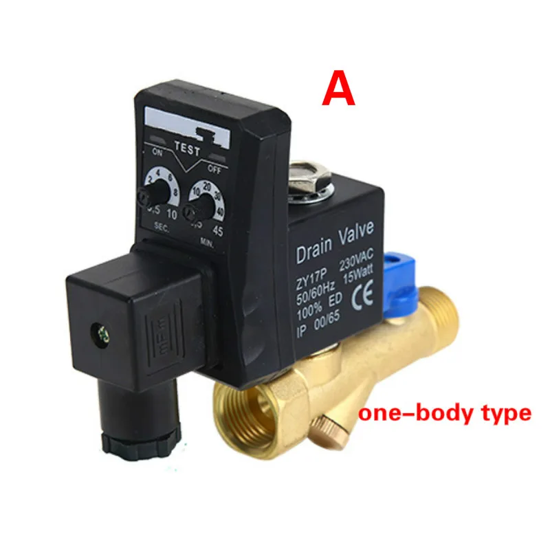 1/2 AC220V DC24V AC110V DC12V электрический таймер автоматический водный клапан соленоид