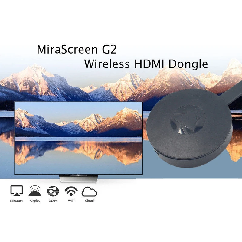 Новый ТВ карты Беспроводной ключ 2.4 ГГц 1080 P HD Chorme литой Поддержка HDMI miracast airplay для