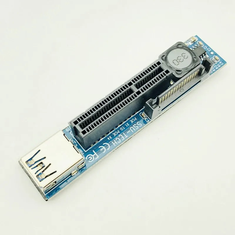 Добавить на карту PCI Express USB 3 0 адаптер Raiser удлинитель PCIE Riser карта E SATA X1 до X4