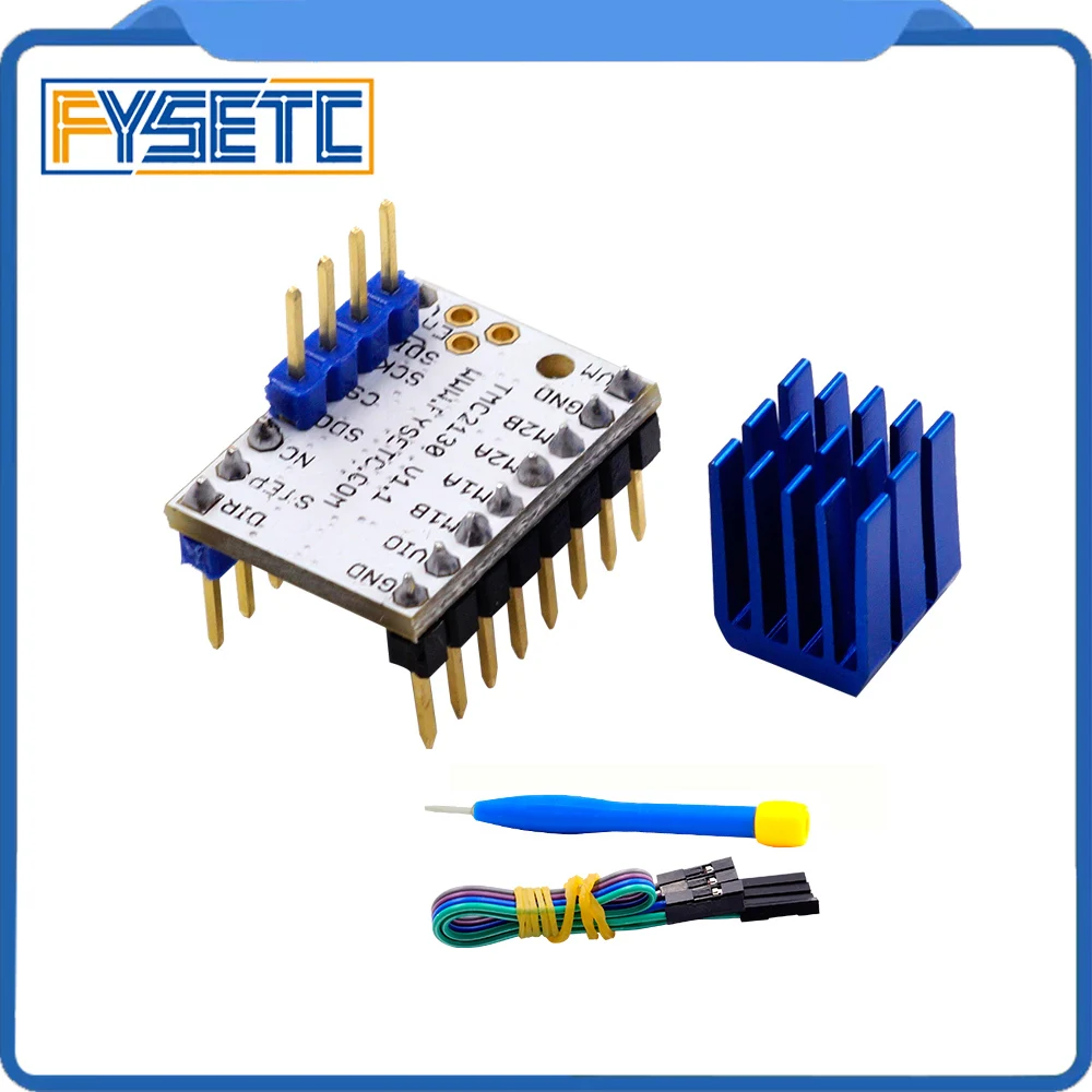 Драйвер для шагового двигателя TMC2130 V1.1 бесшумный драйвер SPI с радиатором VS TMC2100