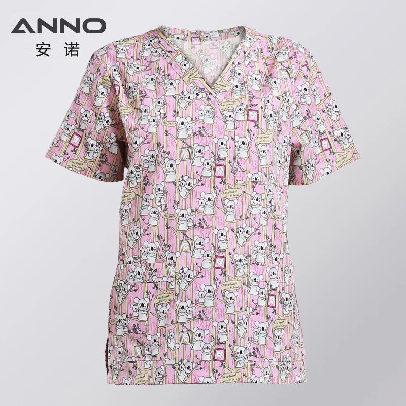 ANNO 5XL, медицинская одежда, униформа медсестры с героями мультфильмов, клиническая форма, опционально, больница, sdScrubs, набор или топы, футболка или штаны