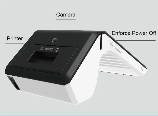 Прочный android портативный Wi Fi nfc кардридер сканер штрих кода pos система все в одном