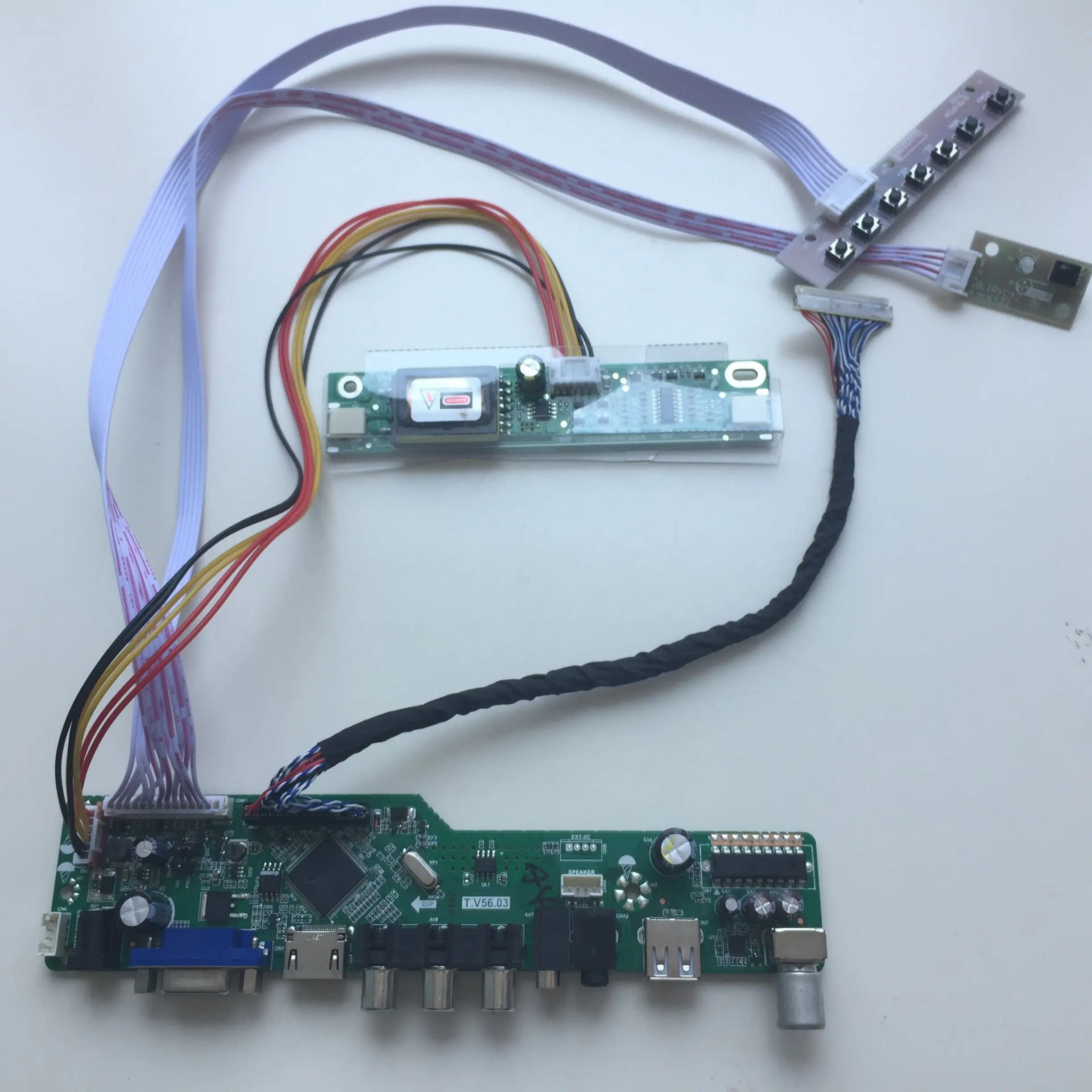 ТВ HDMI USB ЖК светодиодный аудио VGA AV 2 CCFL лампы плата контроллера карты драйвер дисплей для LM171W02-TLB2 1440X900