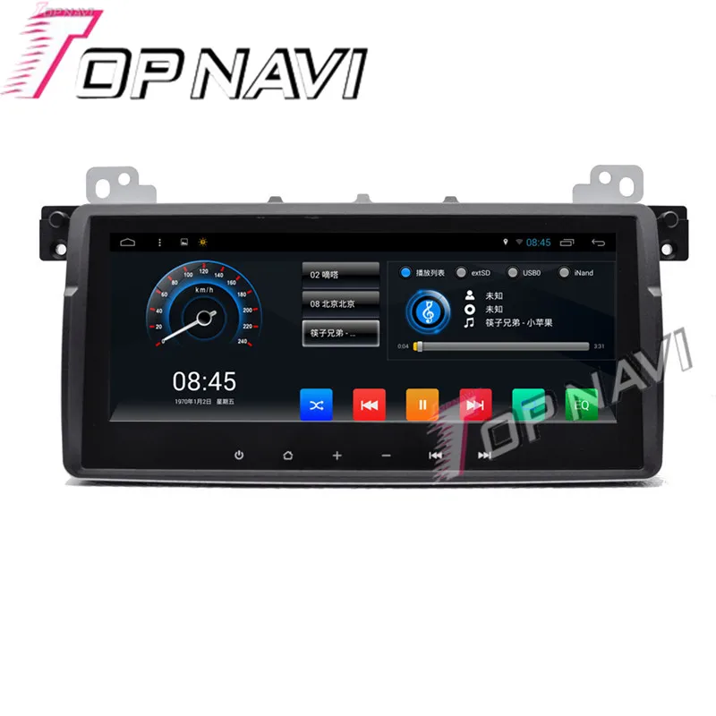 Topnavi 1024*600 четырехъядерный 8 &quotAndroid 6 0 Автомобильный GPS навигатор для BMW E46