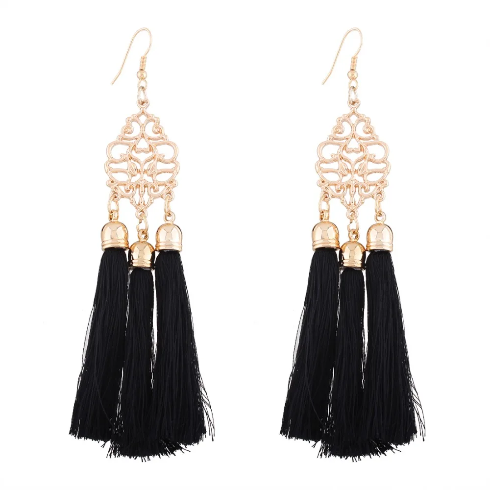 Брендовые Висячие серьги для женщин в богемном стиле Бохо этнические большие