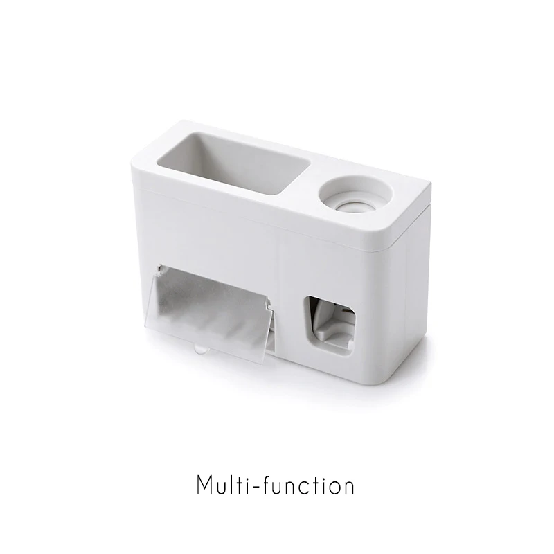 multifunction Многофункциональный диспенсер для зубной пасты, держатель для зубной щетки, автоматическая стойка для зубной щетки, аксессуары для ванной комнаты - Цвет: multifunction