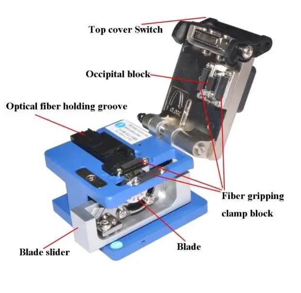 

Cold Contact Dedicated Metal fiber cleaver FC-6S cutting fiber knife fiber optic cable cutter knife ftth tool