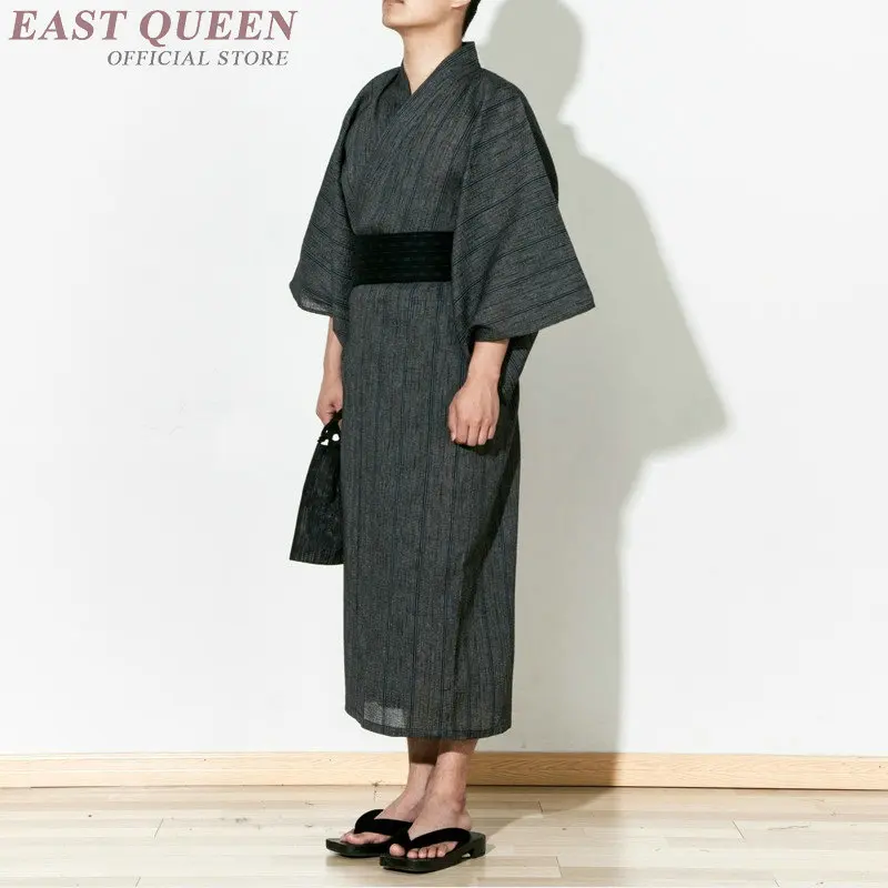 Традиционное японское кимоно одежда для мужчин yukata Мужская haori obi самурая воина