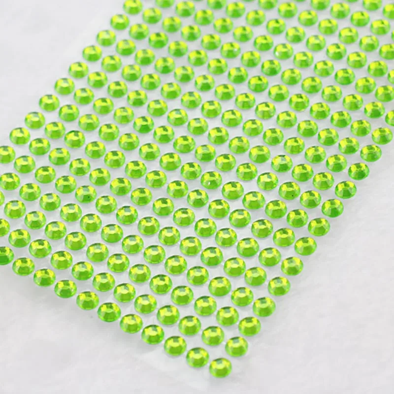

504pcs/set 6mm crystal rhinestones decor car decal styling accessories mobile / PC art diamond adhesive stickers Hotsale