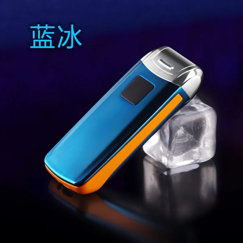 USB Зажигалка двойная дуга ветрозащитный негорящий Электронная зажигалка плазменная зажигалка для мужчин подарок аксессуары для курения - Цвет: 3