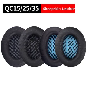 Сменные амбушюры из овечьей кожи с пенным наполнителем с эффектом памяти для BOSE QC2, QC15, AE2i, QC25, QC35, детские подушки, Пластиковая Палочка