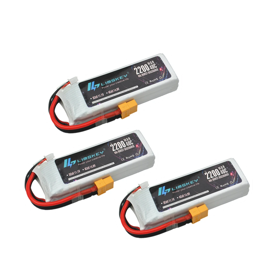3 шт. Lipo батарея 11 1 В 2200 мАч 40C для RC Trex 450 Вертолет с фиксированным крылом