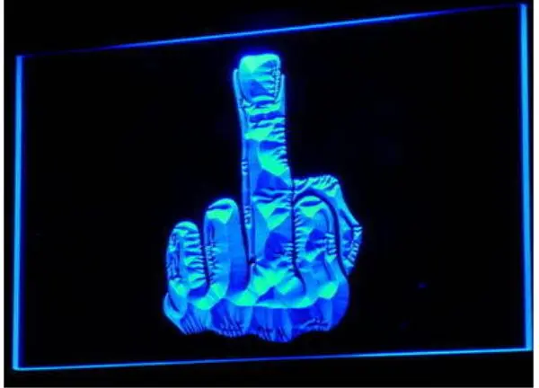 Ka02 пальчиковая открытая игровая комната пиво светодиодный светильник неоновая