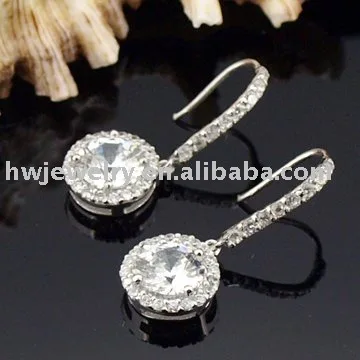 

Роскошные женские серьги-гвоздики с фианитом класса ААА, модные ювелирные украшения для женщин, теннисные серьги-гвоздики, оптовая продажа