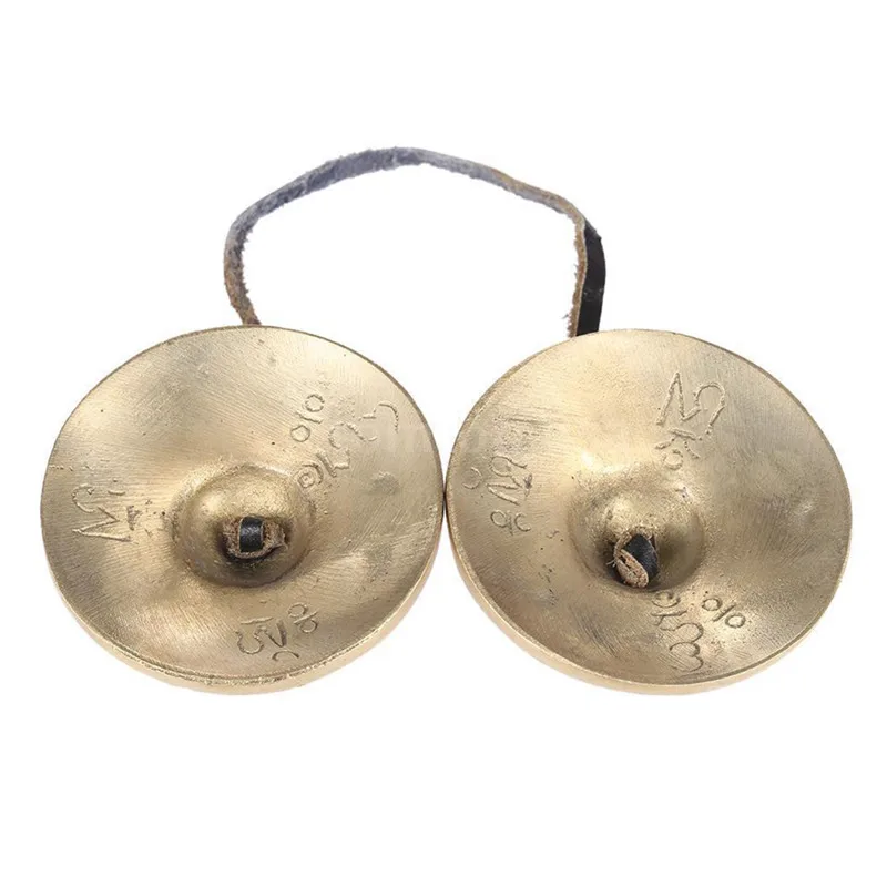 2.6in компактный ручной работы металлический расслабляющий Tingsha Cymbal Bell|Гонги и