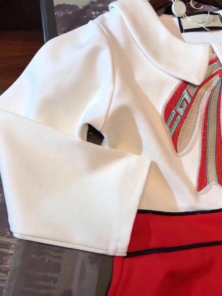 2019 модное дизайнерское платье для девочек от известного бренда Повседневные