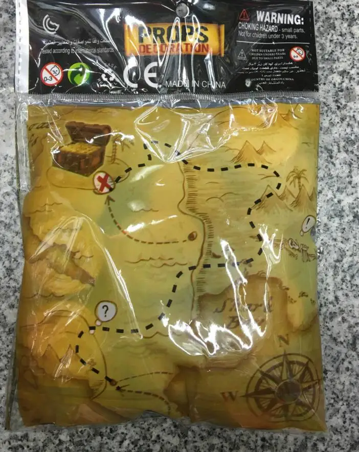 Пластиковые Золотые пиратские монеты на день рождения Рождество праздничные