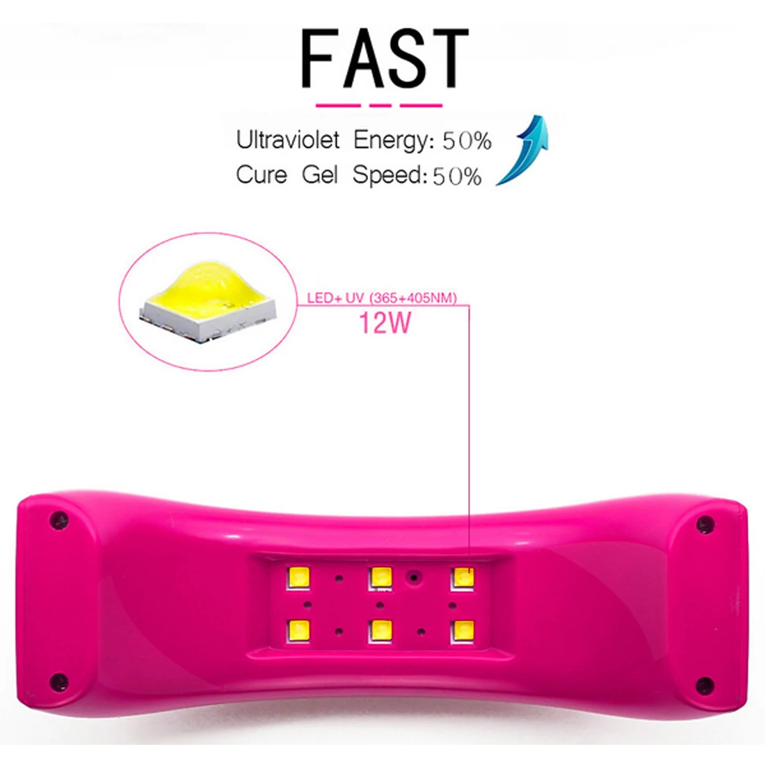 Portable Mini Manicure Tool Phototherapy Machine 12w Nail Dryer USB Light LED Gel Polishing |
