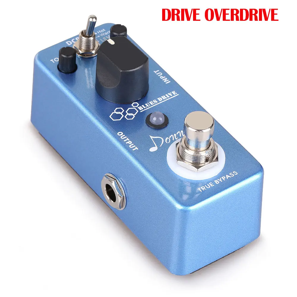 Donner Мини гитарный эффект педали искажения овердрайв хор Fuzz Flanger задержка гигантские металлические педали эффектов Гитарные аксессуары новые - Color: Drive overdrive