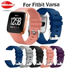 Горячее предложение, мягкий силиконовый сменный спортивный ремешок для часов Fitbit versa, браслет на запястье, браслет на резиновый ремешок