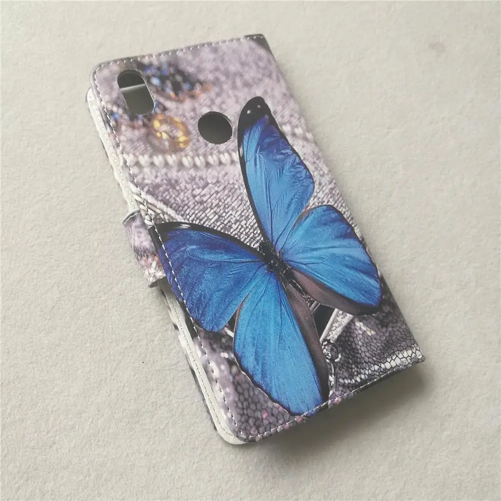Для BQ Aquaris X New Butterfly Flower Flag дизайнерский кошелек откидная крышка устойчивый