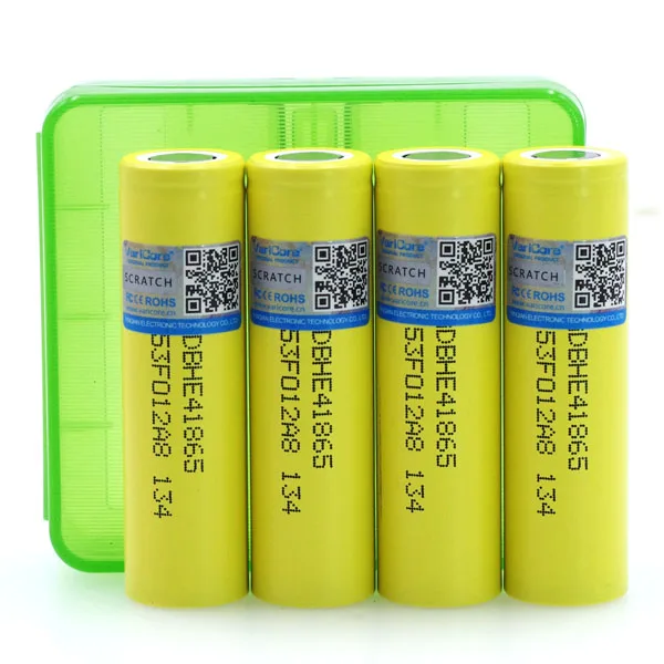4 pcs. VariCore New original 3.7V 18650 HE4 2500mah powr 30A discharge Electronic special lithium battery+BOX*1 | Электроника