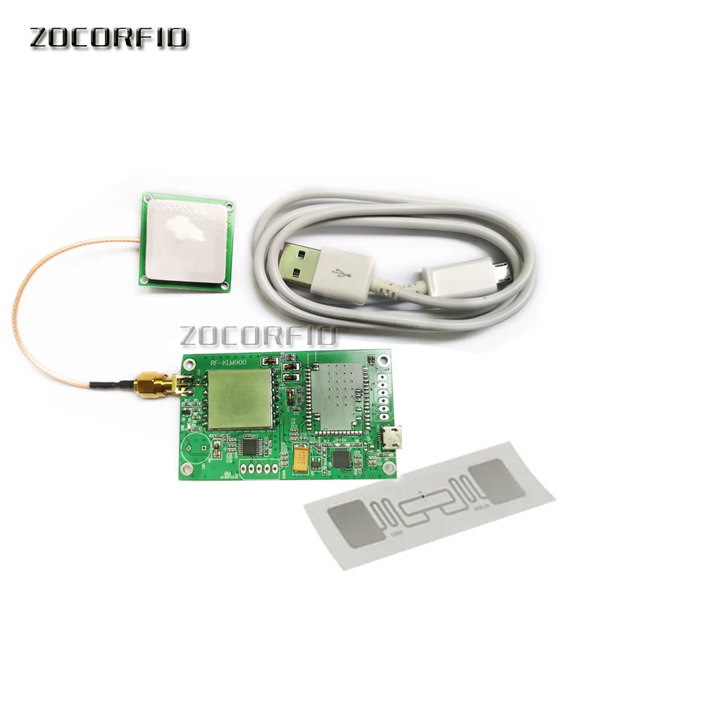 Низкое энергопотребление качество пассивный мини uhf rfid считыватель модуль + 2dbi