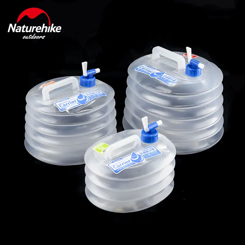 

NatureHike NH14S002-T спортивный кемпинг складной питьевой воды Бутылка чайник ведро Перевозчик контейнер ручка крана