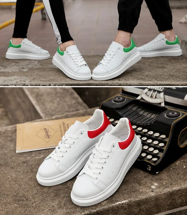 Обувь визуально увеличивающая рост в стиле Алекс Великолепная Модная Белая