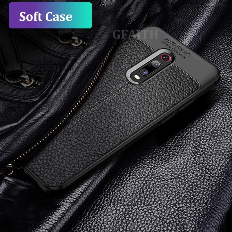 Чехол для Xiaomi Mi 9T мягкий силиконовый защитный чехол Pro противоударные Кожаные