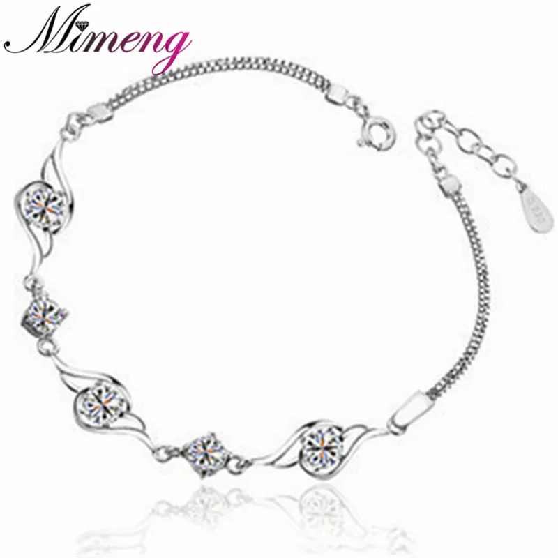 Новинка 2014 года 100% изделия стерлингового серебра 925 Ангел перо браслет Fine Jewelry