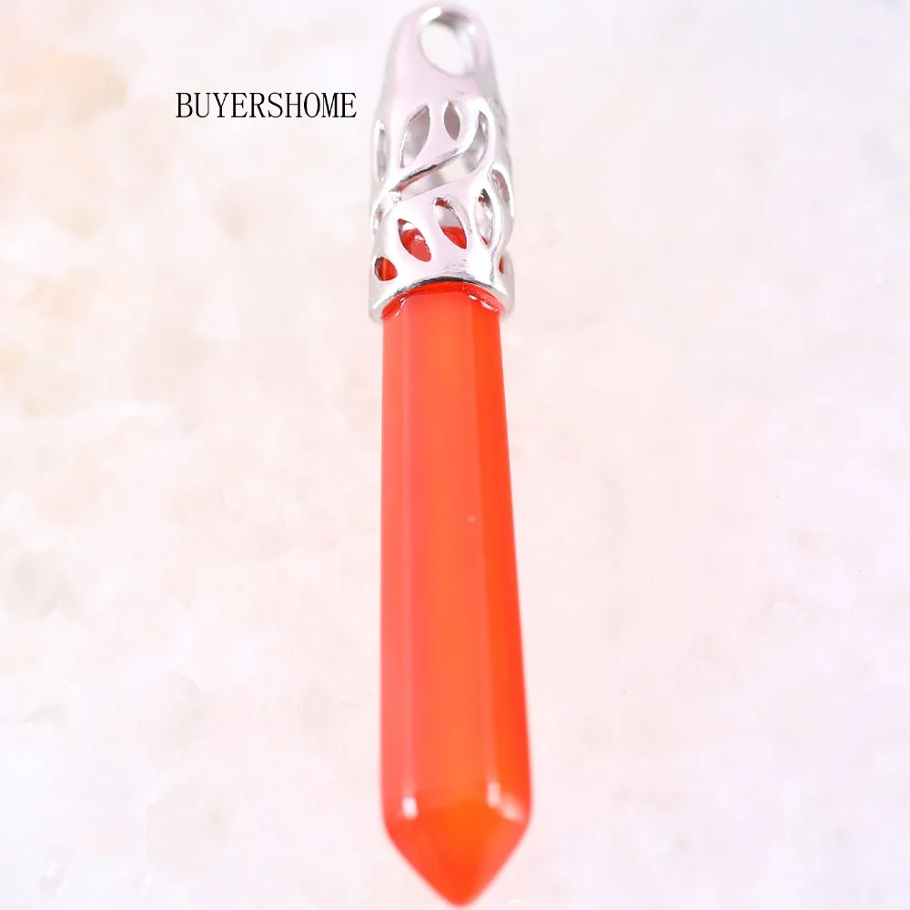 Бесплатная доставка ювелирные изделия шестигранная колонна 10x60 мм бусины из