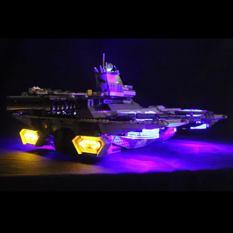 Набор светодиодных ламп для лего 76042 супергероев Helicarrier совместимы с 07043